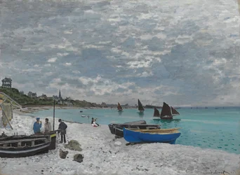 La plage à Sainte-Adresse
